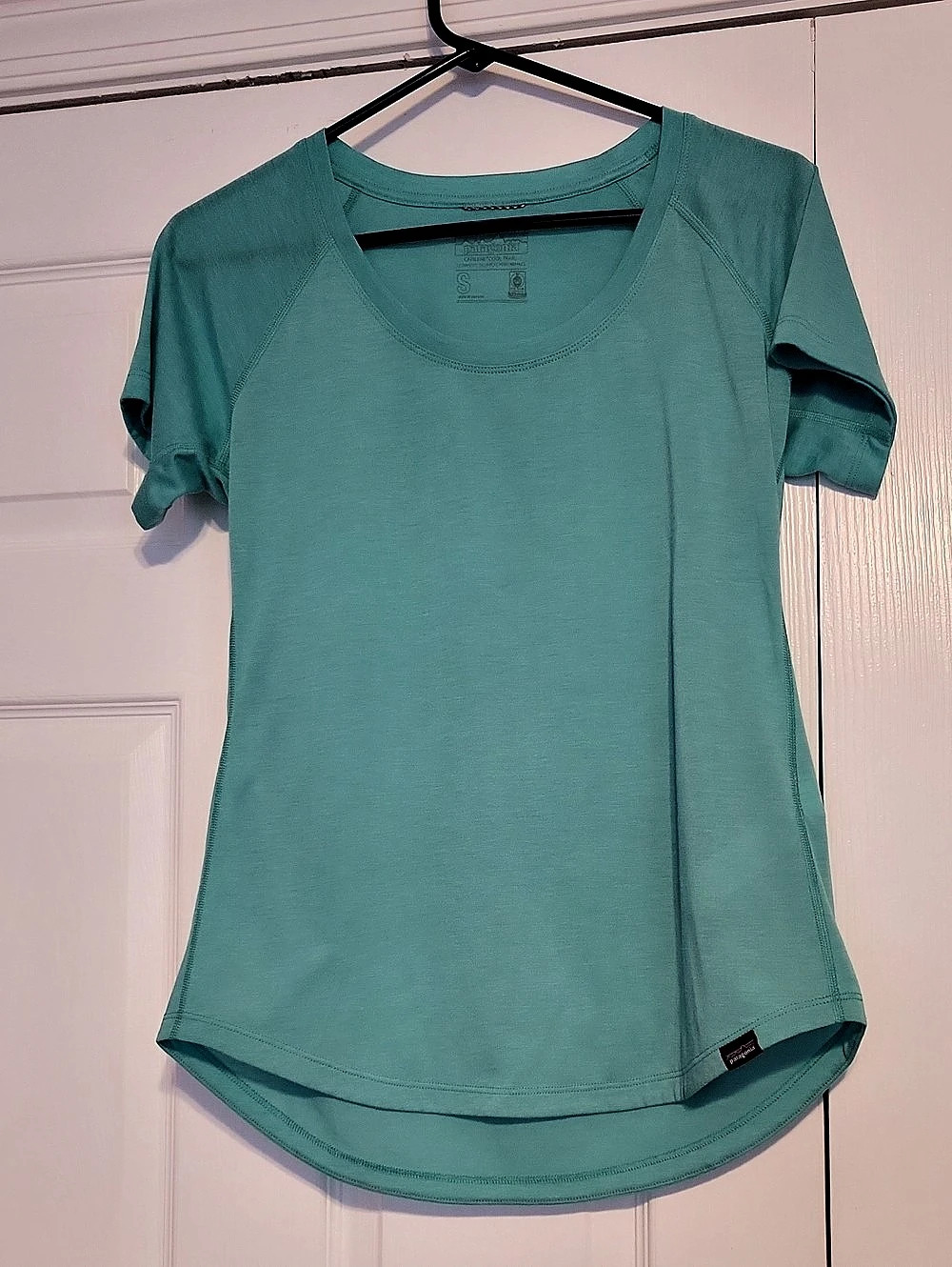 Patagonia Capilene Cool Trail T-Shirt Aqua Small